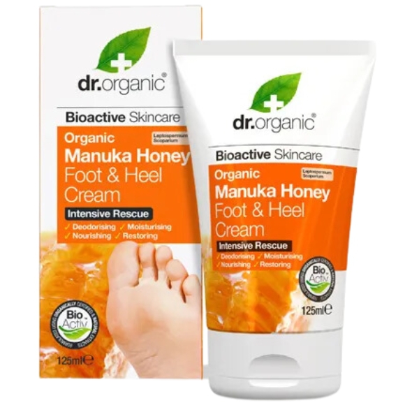 Dr. Orgnic Manuka Honey Crema Piedi Antiossidante e Protettiva 125 ml