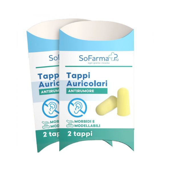 Sofarmapiu' Tappi Auricolari Antirumore 2 Pezzi