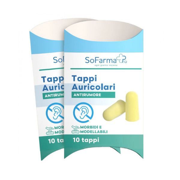 Sofarmapiu' Tappi Auricolari 10 Pezzi