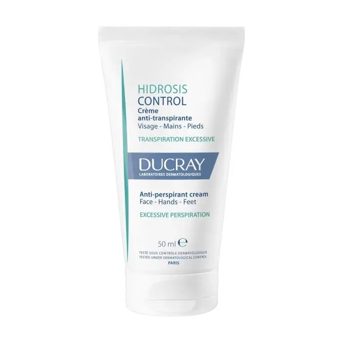 Ducray Hidrosis Control Crema Viso, Mani e Piedi 50ml