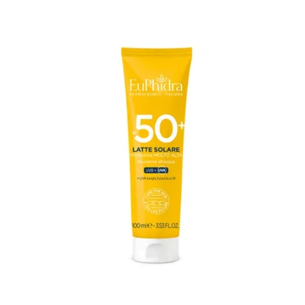 Euphidra Latte Solare SPF 50+ Protezione Molto Alta Travel Size 100 ml