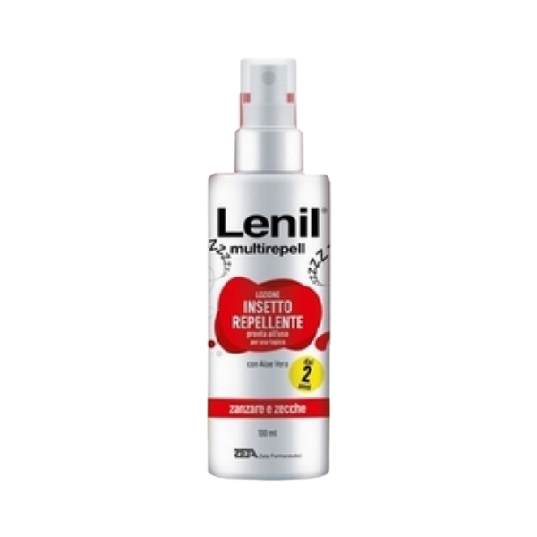 Lenil Multirepell Lozione Insetto Repellente contro Zanzare e Zecche 100 ml