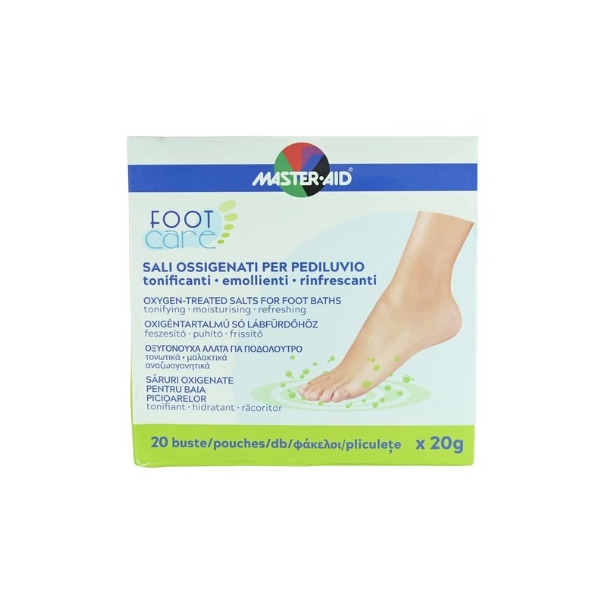 Footcare Sali Ossigenati 20 Bustine da 20 Grammi