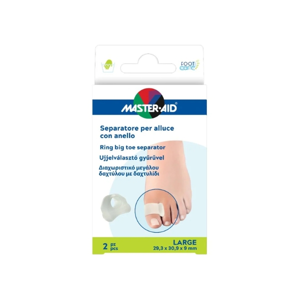 Footcare Separatore per Alluce Con Anello 2 Pezzi