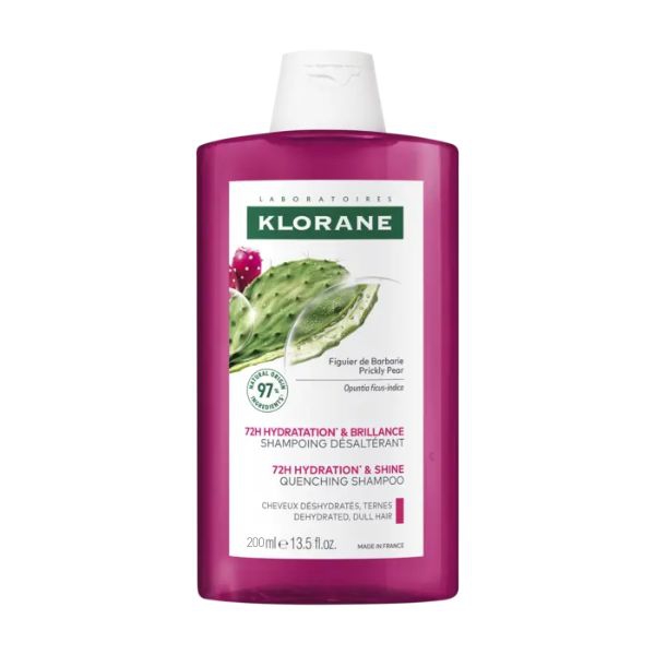 Klorane Shampoo al Fico D'India Idratante e Illuminante 200 ml