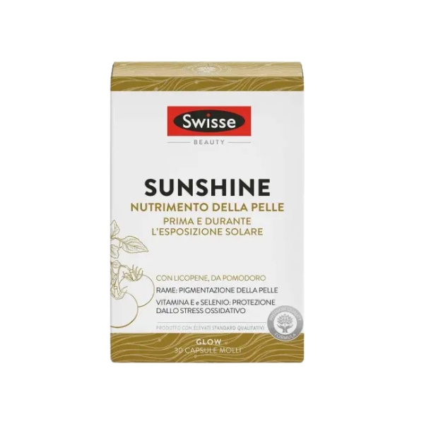 Swisse Beauty Sunshine Integratore Per la Pelle 30 Capsule Molli