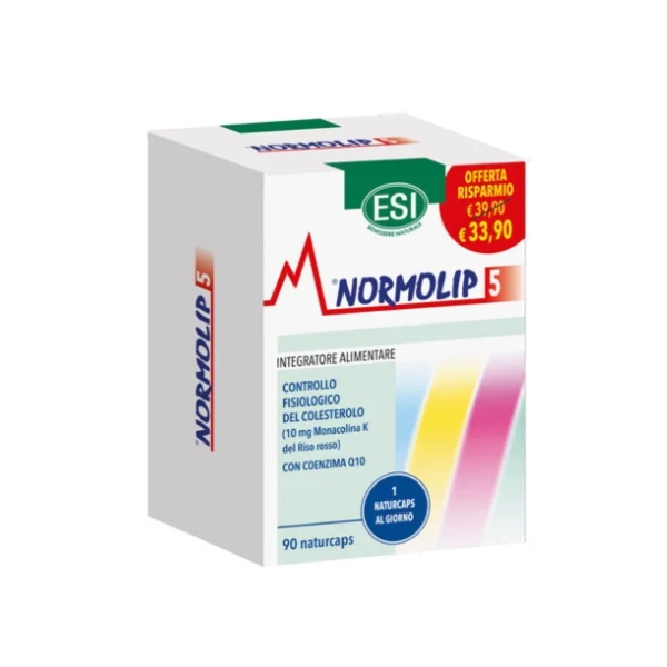 Esi Normolip 5 Controllo Del Colesterolo 90 Naturcaps