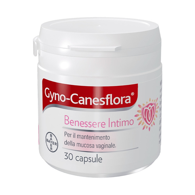 Gyno Canesflora Probiotico per il Benessere Intimo della Donna 30 Capsule