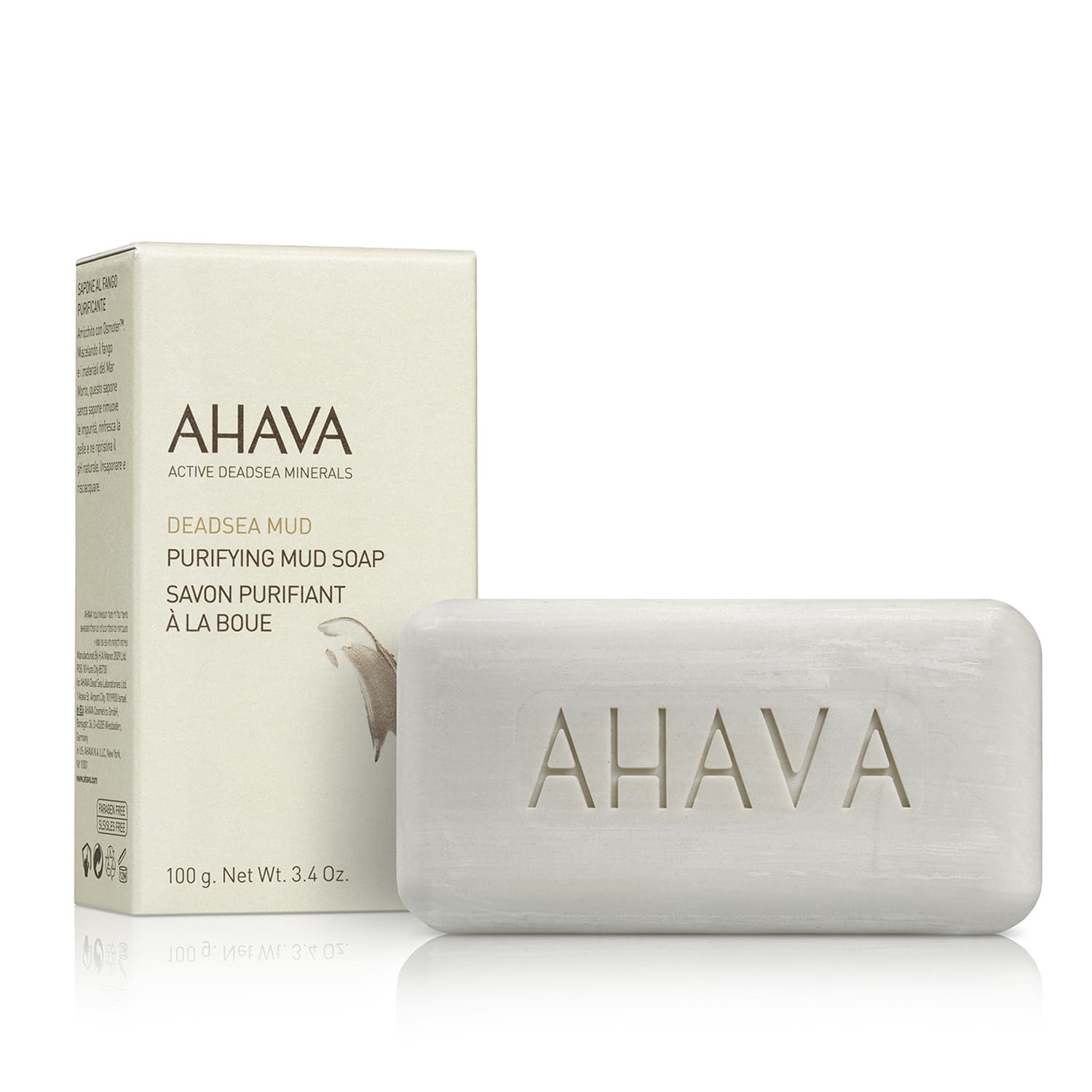 Ahava Purifying Mud Soap Sapone Purificante per Pelli Grasse e Acneiche 100g