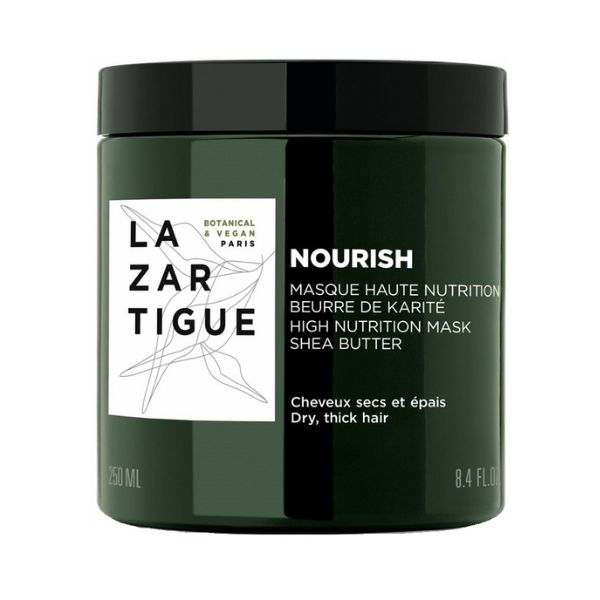 Lazartigue Nourish Maschera Alta Nutrizione Capelli Secchi e Folti, 250ml