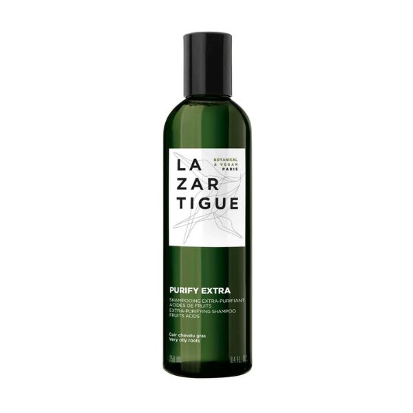 Lazartigue Purify Extra Shampoo Extra Purificante Cuoio Capelluto Grasso, 250ml