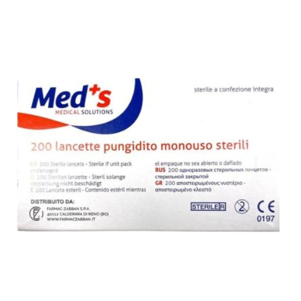 Lancette Pungidito Sterili 200 pezzi