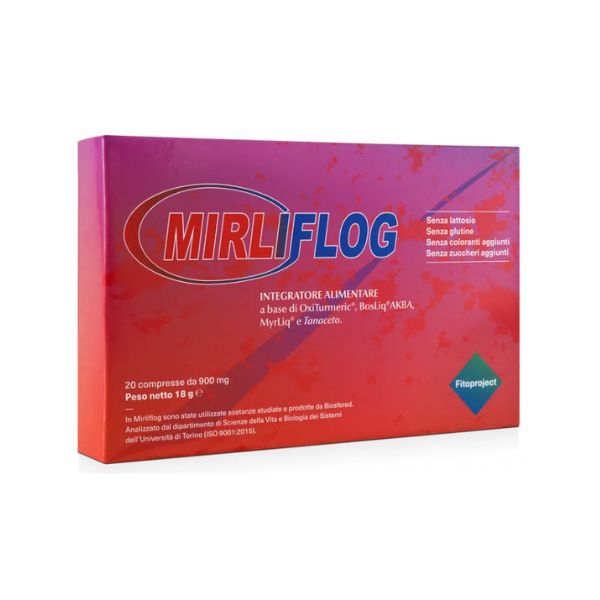 Mirliflog Integratore Antinfiammatorio 20 compresse