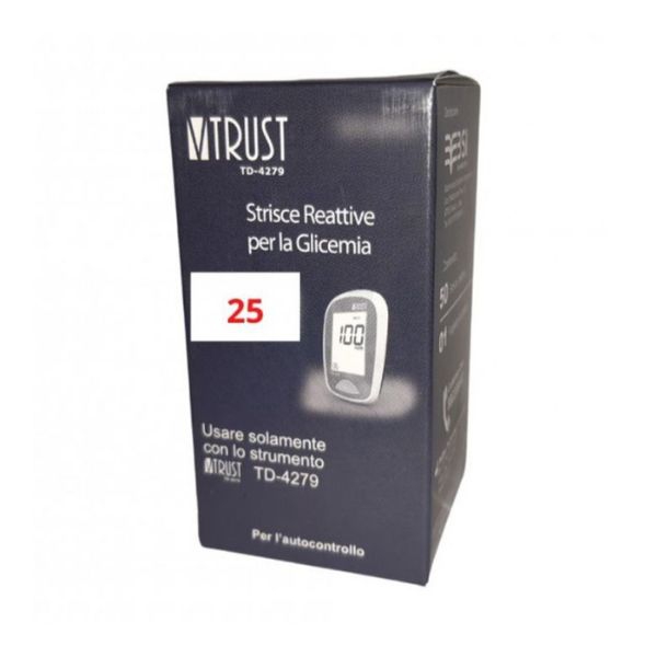 Vtrust TD 4279 Gluc Strisce Reattive 25 pezzi