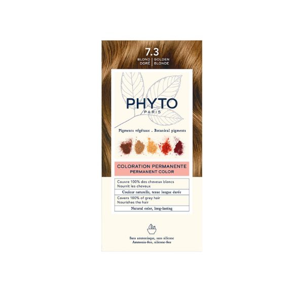 Phyto PhytoColor Kit Colorazione Permanente Senza Ammoniaca 7.3 Biondo Dorato