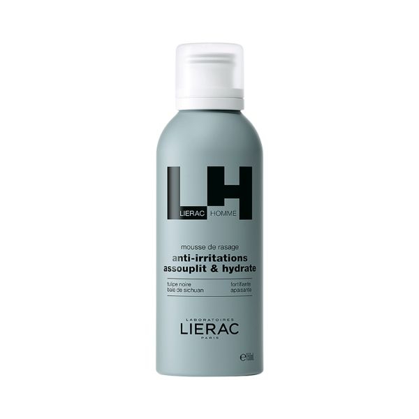 Lierac Homme Mousse Rasatura Anti-irritazione Idratante Lenitiva 150 l