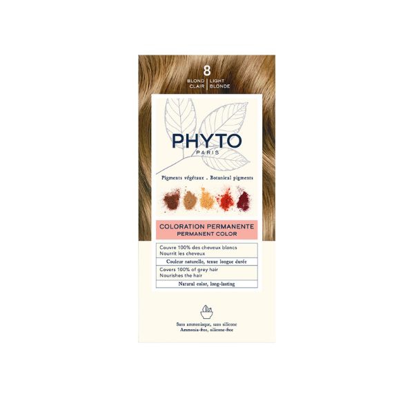 Phyto Phytocolor 8 Biondo Chiaro Colorazione Permanente Per Capelli