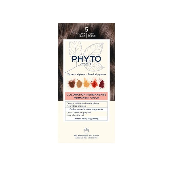 Phyto Phytocolor 5 Castano Chiaro Colorazione Permanente Per Capelli