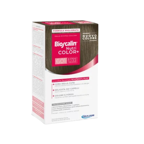 Bioscalin Nutri Color Plus 6.01 Biondo Scuro Freddo Trattamento Colorante