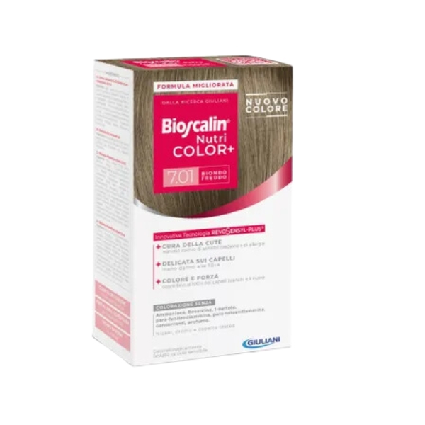 Bioscalin Nutri Color Plus 7.01 Biondo Freddo Trattamento Colorante