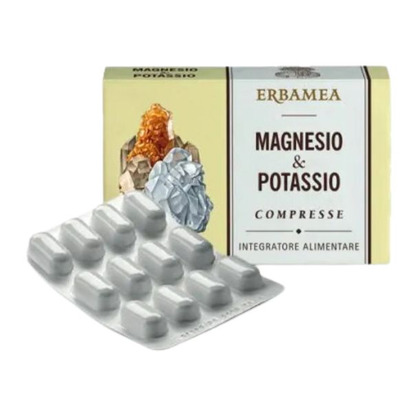 Magnesio e Potassio Integratore Alimentare  24 compresse