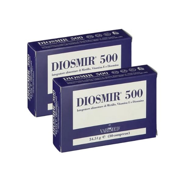 Diosmir 500 Integratore per la Circolazione 30 compresse Dual Pack