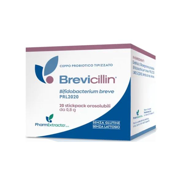 Brevicillin Integratore per le Vie Respiratorie 20 stick