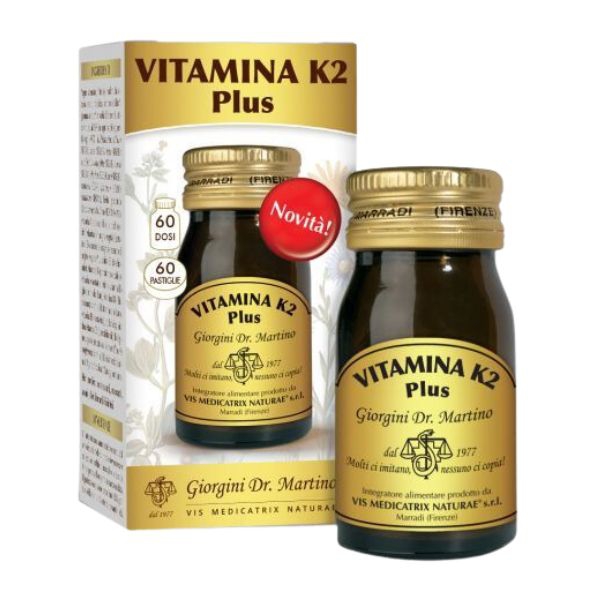 Vitamina K2 Plus Integratore Alimentare 60 pastiglie