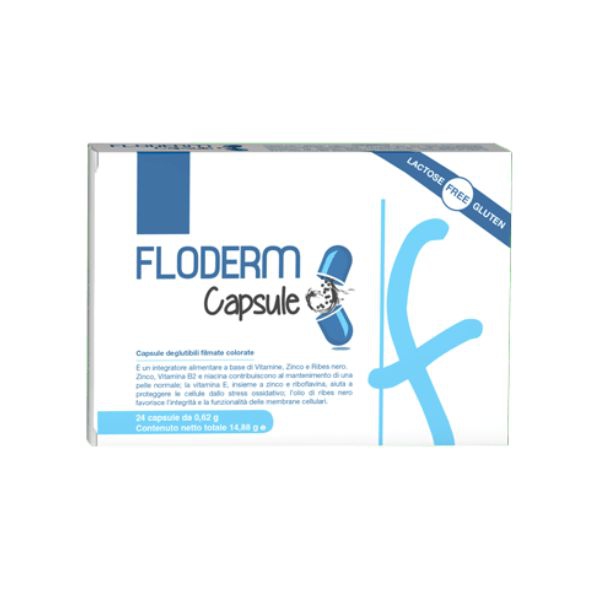 Floderm Integratore per la Salute della Pelle 24 Capsule