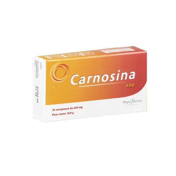 Carnosina Integratore Antiossidante 500mg 30 Compresse