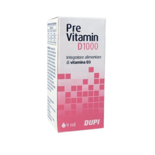 Previtamin D 1000 Integratore di Vitamina D 1000 UI 9ml