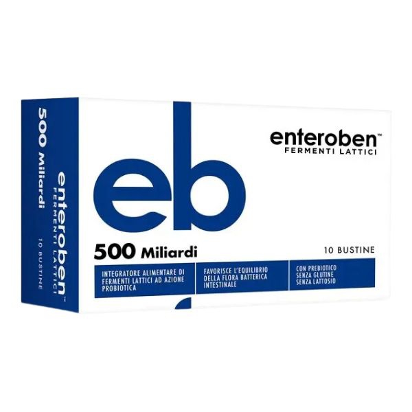 Enteroben Soluzione Orale 500 ml 10 Stick Pack