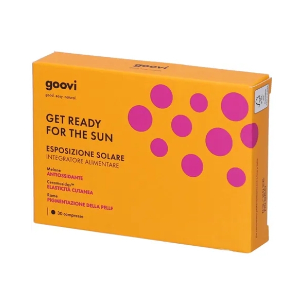 Goovi Get Ready for the Sun Integratore per Esposizione Solare 30 Compresse