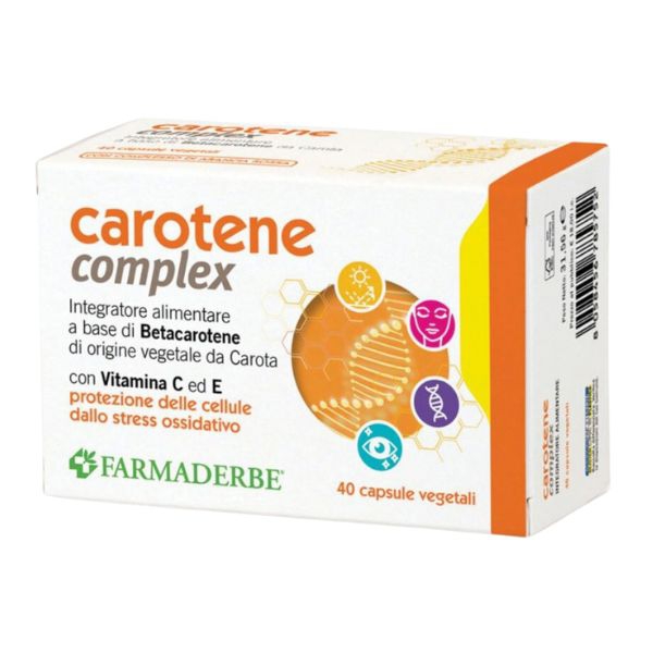 Carotene Complex Integratore per la Pelle 40 Capsule