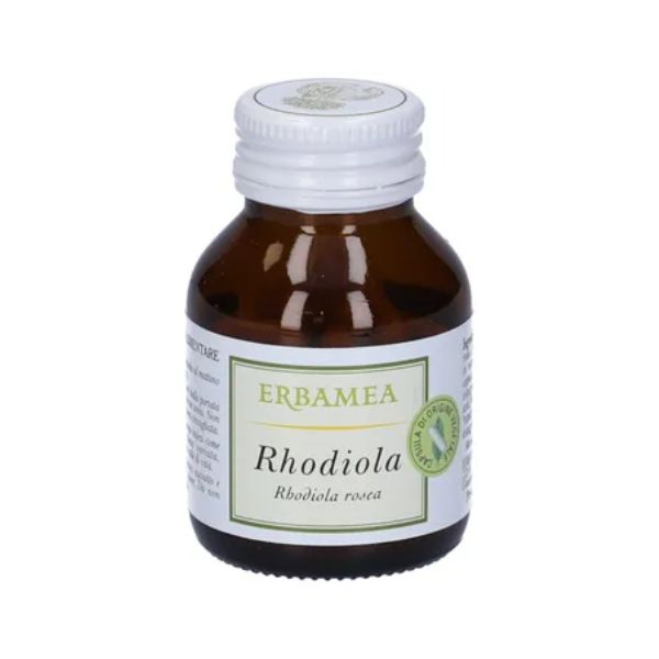 Erbamea Rhodiola Integratore per lo Stress 50 Capsule Vegane