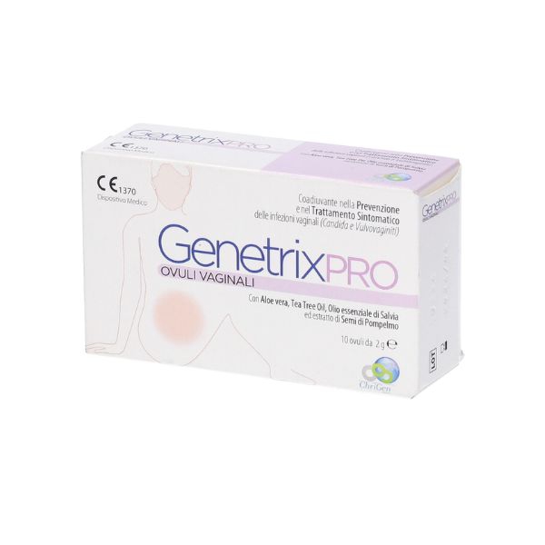 Genetrix Pro Ovuli Vaginali 10 Pezzi