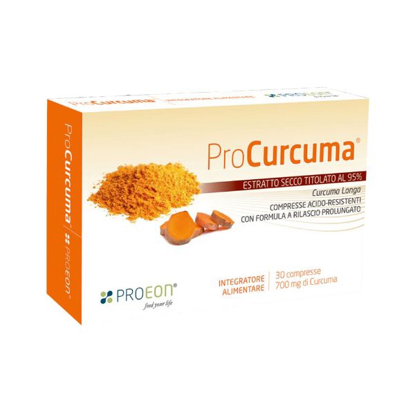 Procurcuma Integratore Curcuma 30 Compresse