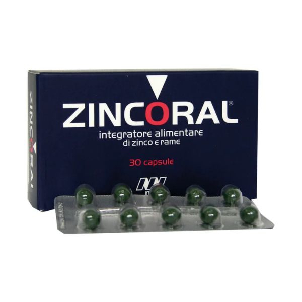 Zincoral Integratore di Zinco 30 Compresse