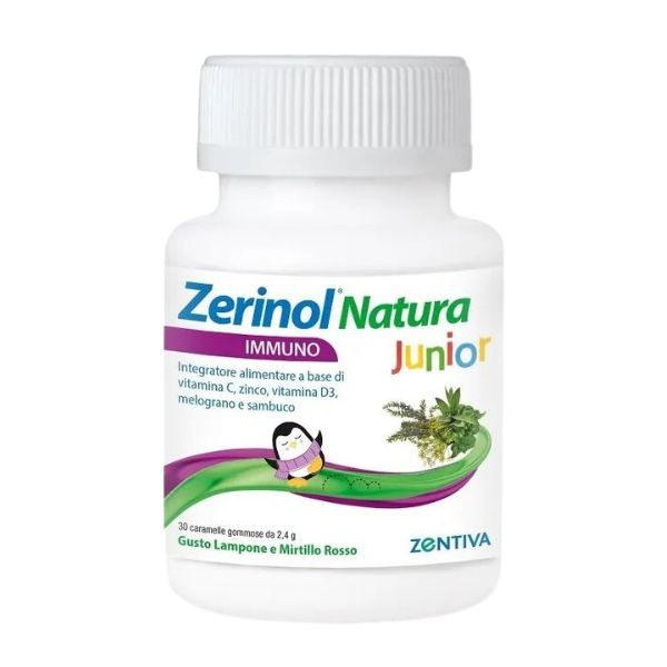 Zerinol Natura Immuno Junior 30 Caramelle