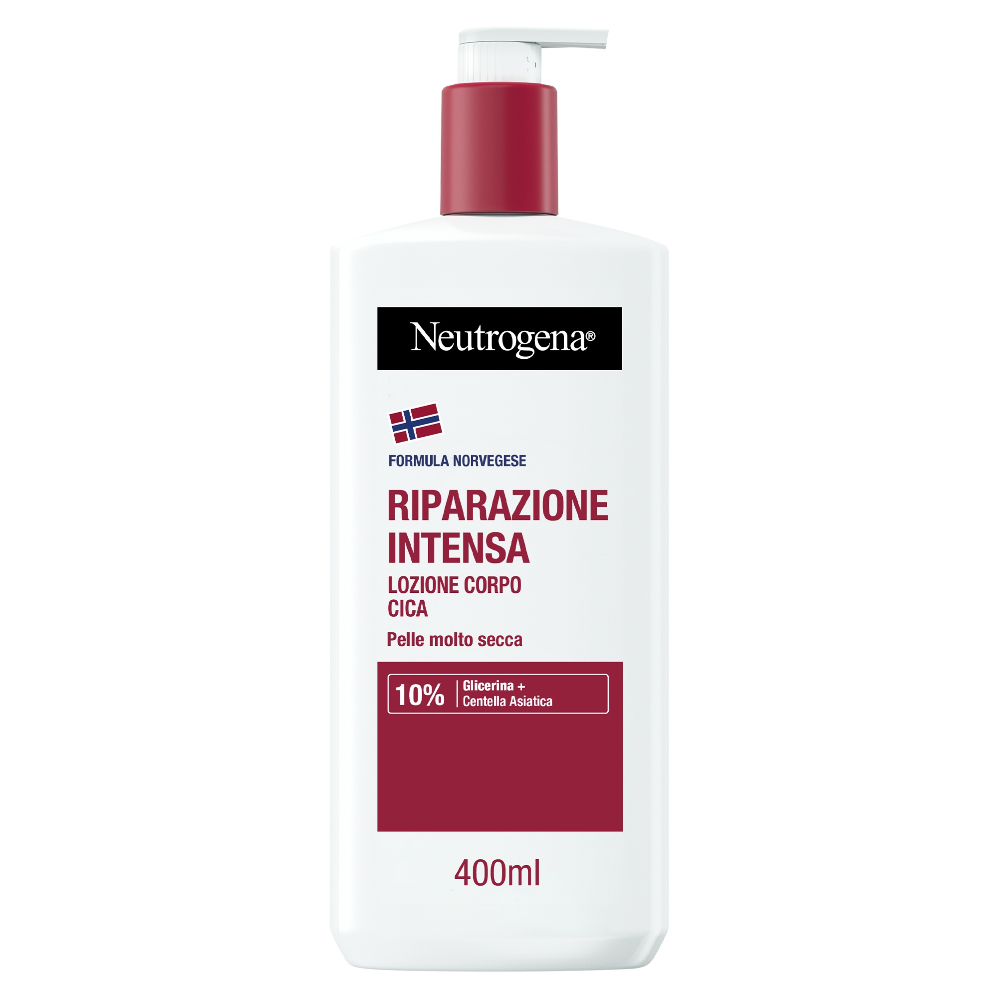 Neutrogena fluida corpo sollievo intenso per pelle molto secca e irritata 400ml