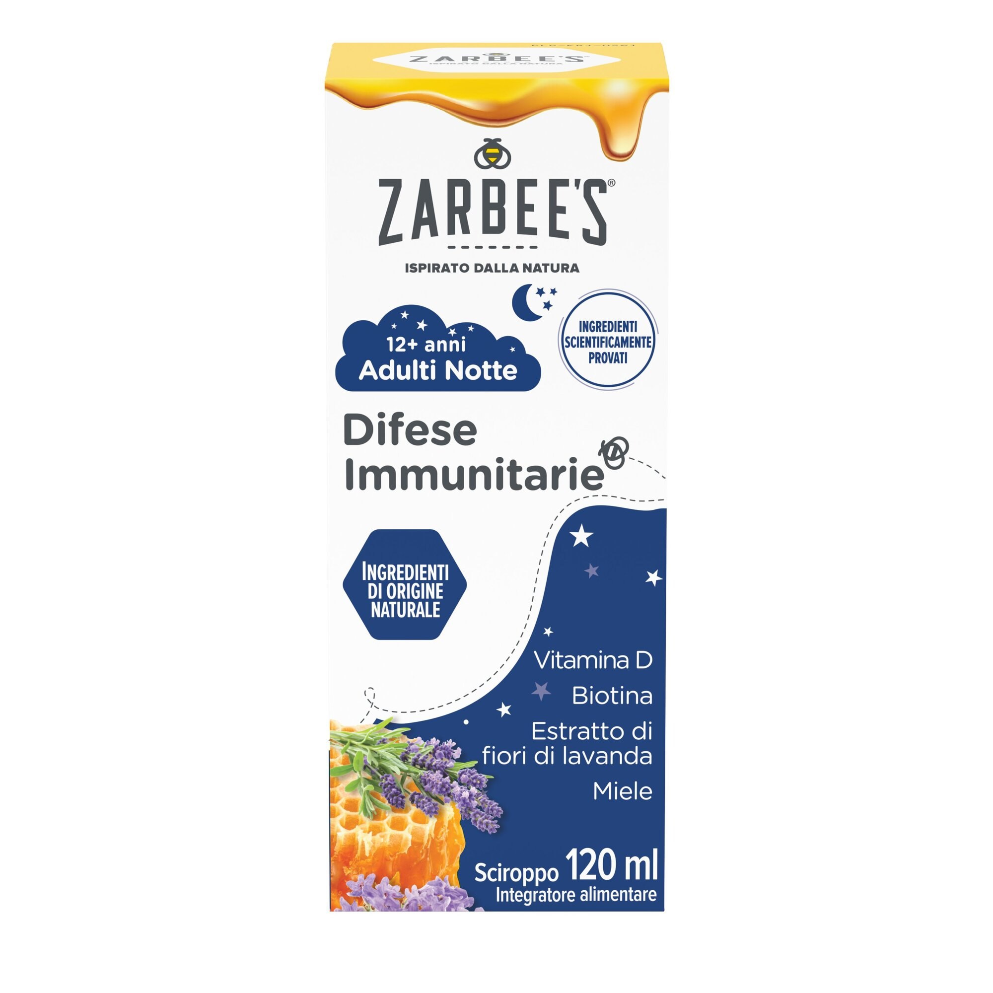 Zarbee s Sciroppo Difese Immunitarie Adulti Notte 120 ml