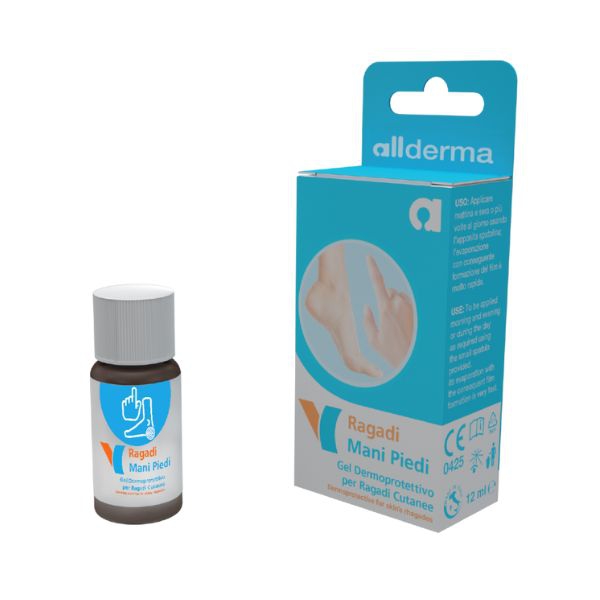 Allderma Gel per Ragadi Mani e Piedi 12 ml