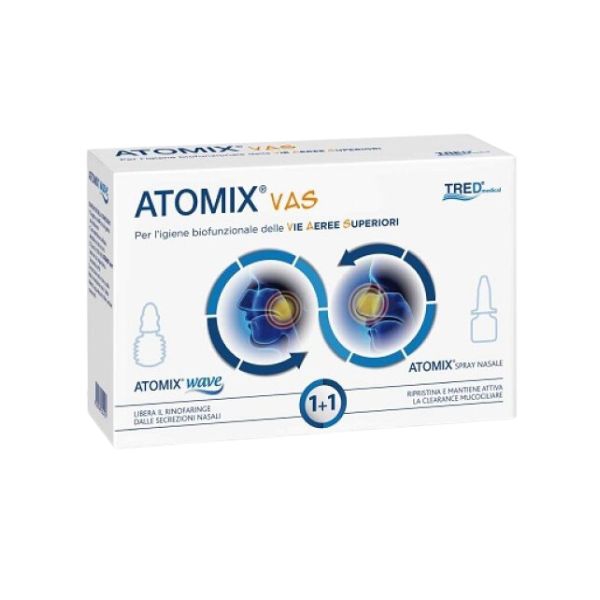 ATOMIX VAS KIT PER IGIENE FUNZIONALE DELLE VIE AEREE SUPERIORI ATOMIC WAVE + SPRAY