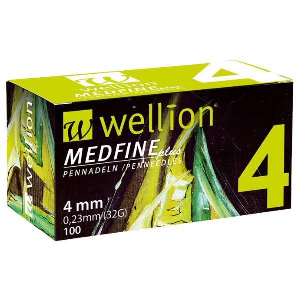 Wellion Medfine Plus Aghi per Insulina 4 mm G32