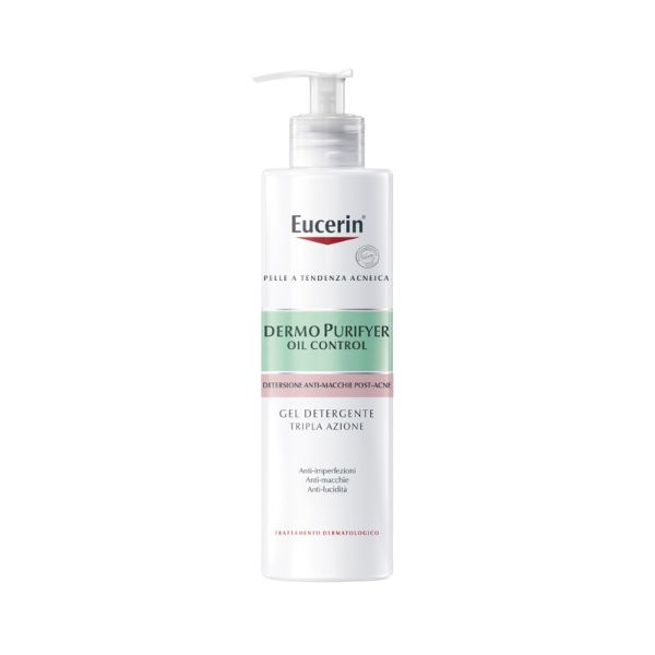 Eucerin Dermopurifyer Oil Control Gel Detergente Tripla Azione 400 ml