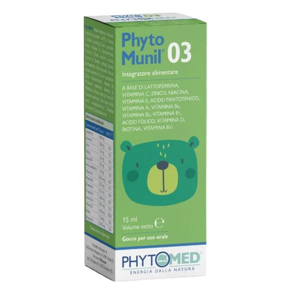 Phytomunil 03 Gocce Integratore Per Le Difese Immunitarie Dei Bambini 15 ml