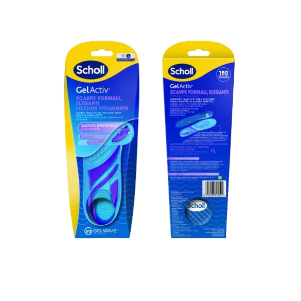 Scholl GelActiv Formal Solette per Scarpe Normali e Classiche Taglia L