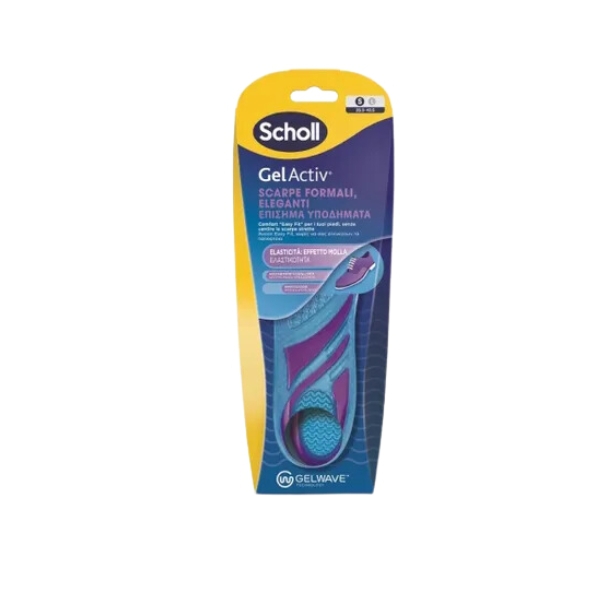 Scholl GelActiv Formal Solette per Scarpe Normali e Classiche Taglia S (35.5-40.5)