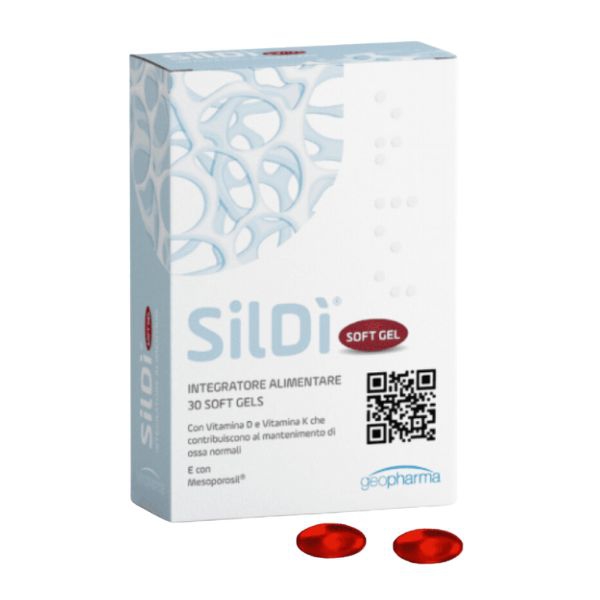 Sildi' Soft Gel Integratore per il Mantenimento delle Ossa Normali 30 Capsule Soft Gels