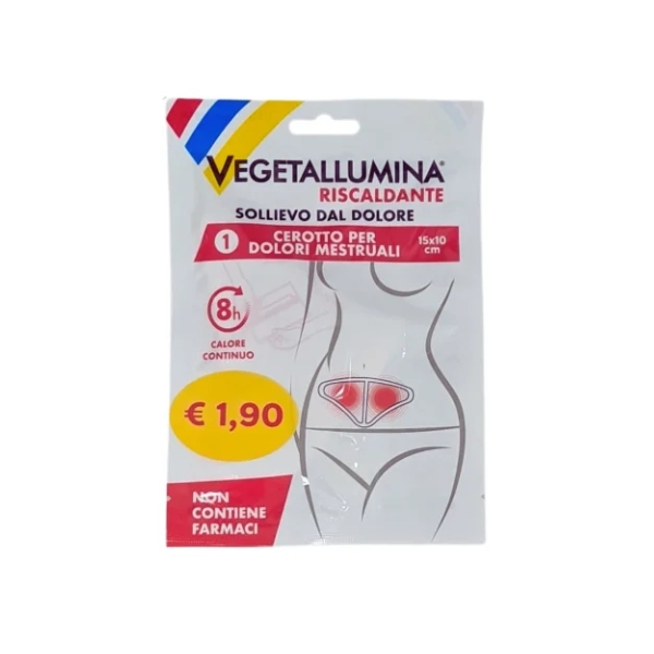 Vegetallumina Cerotto Riscaldante 15 x 10cm Dolori Mestruali 1 Pezzo